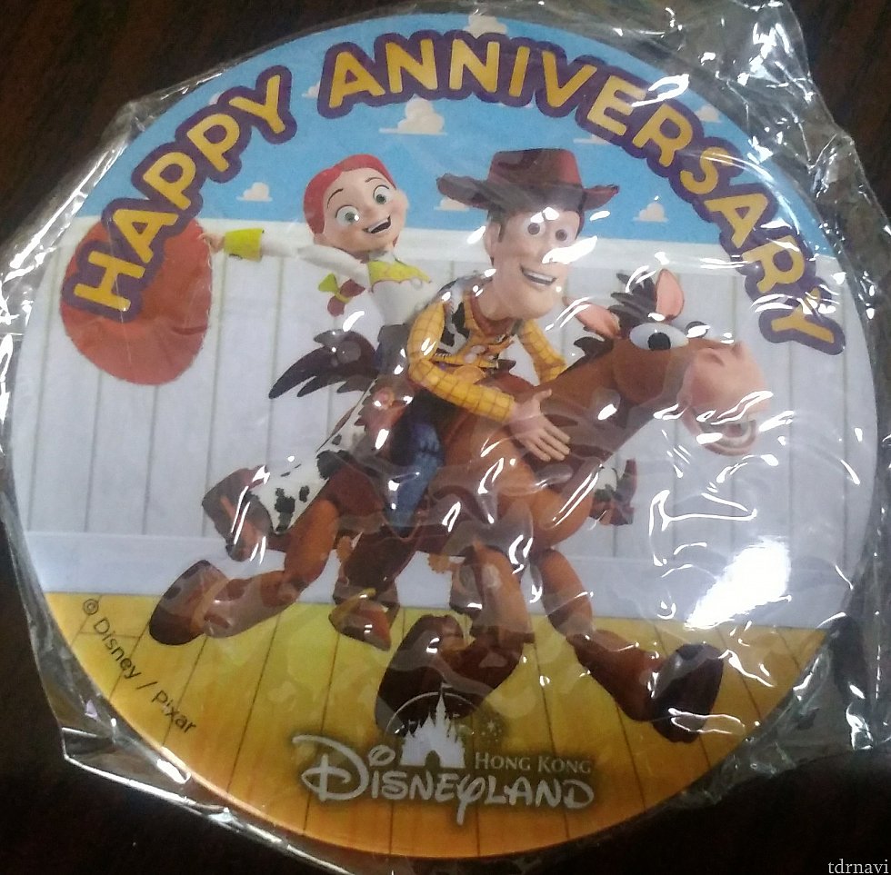 パークでもらった過去のAniversary トイストーリーランドができた頃かな?