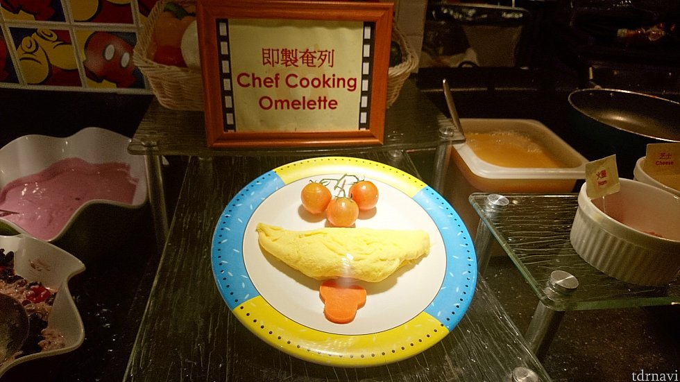オムレツは注文です♪