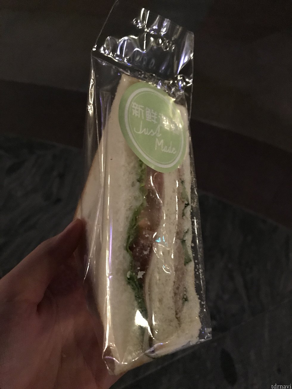 サンドイッチ 27元
普通に美味しいけどこれで約450円ってちょっと高いかも
