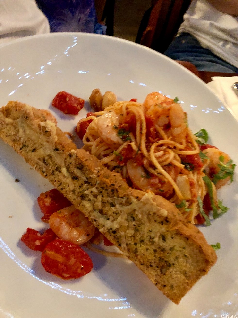 Mama's Italian Pastaはちょんぺさんが注文してました。美味しい美味しい、と言って召し上がっていました。
