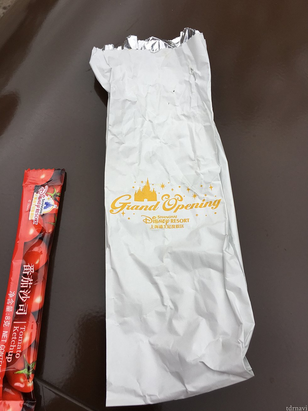 ちゃんとグランドオープニングの袋に入れてくれます!