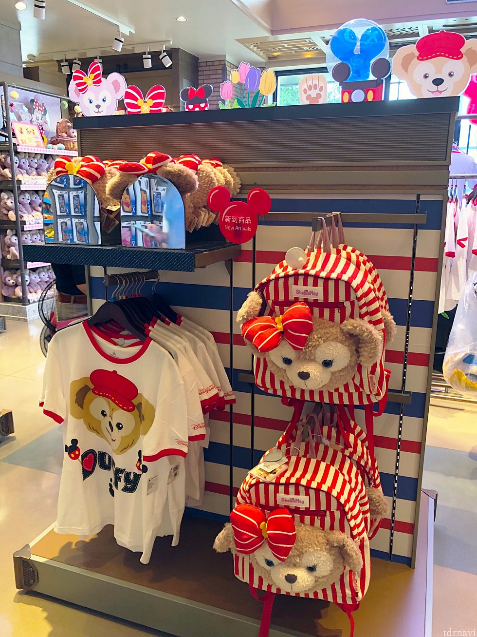 シェリーメイちゃんのカチューシャとリュックも♡値段はダッフィーと同じ