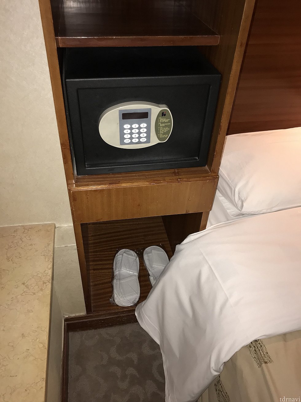 セーフティーボックスもありました。