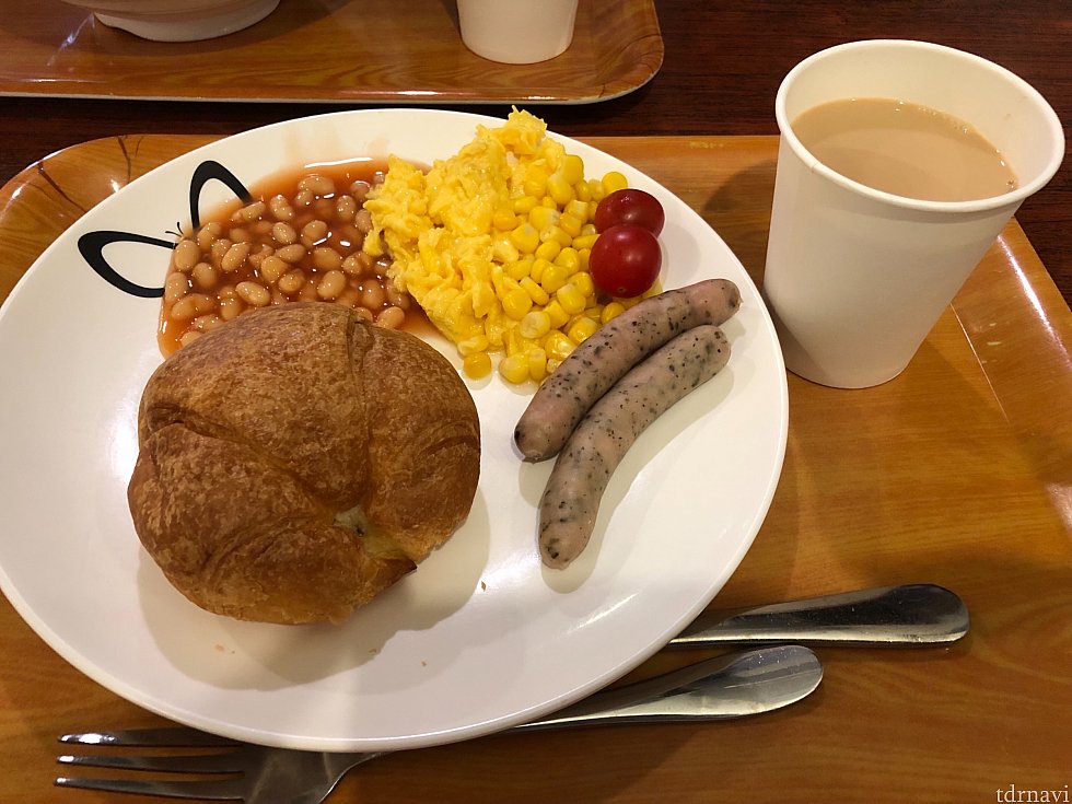 私が食べた朝食です~。
