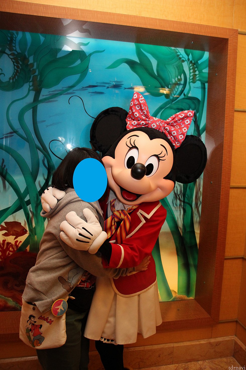 7泊して初めてこのコスチュームのミニーちゃんに会いました♡