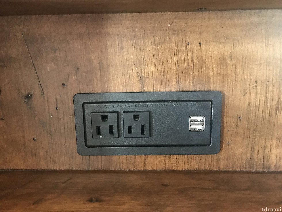 USBポートあります。