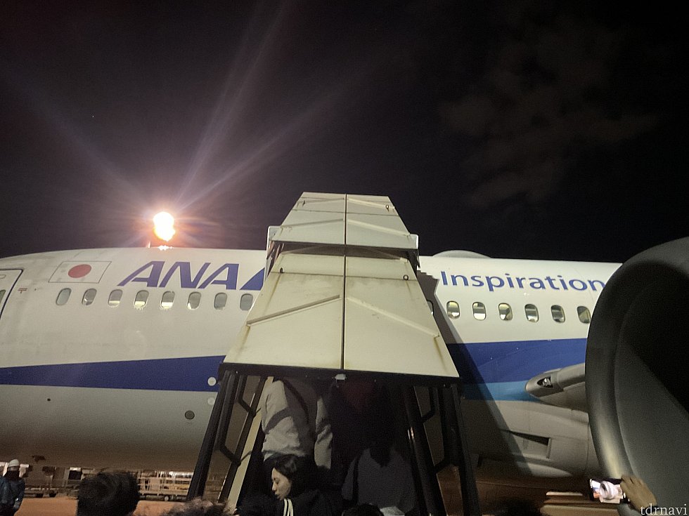 まさか羽田(の国際線)でタラップ搭乗するとは…!