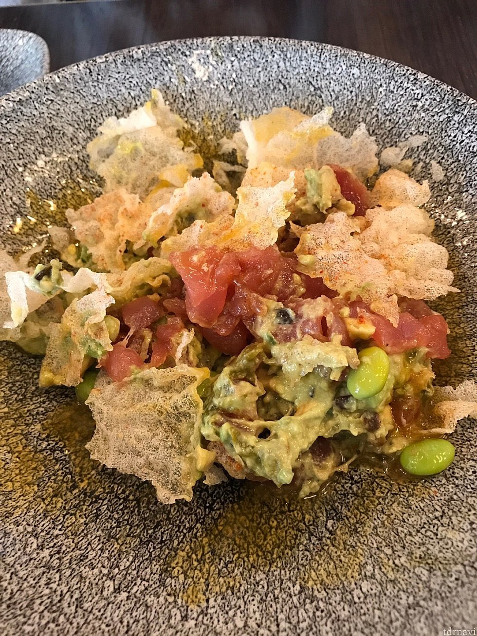 スプーンで砕いて混ぜるとこんな感じに