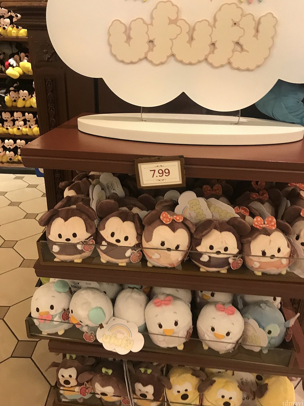 MKにて
雲からうまれた 幸せをはこぶぬいぐるみ
Disney ufufy(ウフフィ)