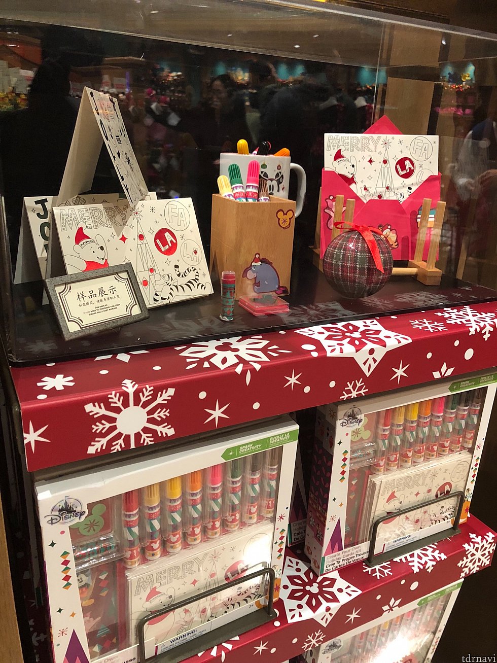 クリスマスカードを作るセット。プーさん♡129元