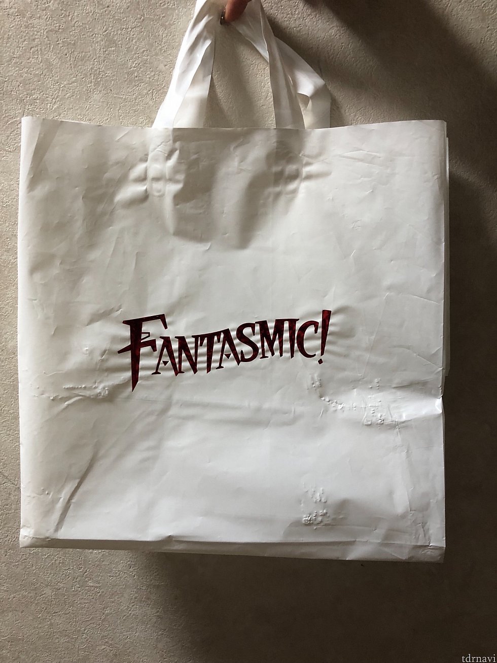 デザートを入れてくれるバッグ。2名で行ったら1つにまとめて入れてもらえます。