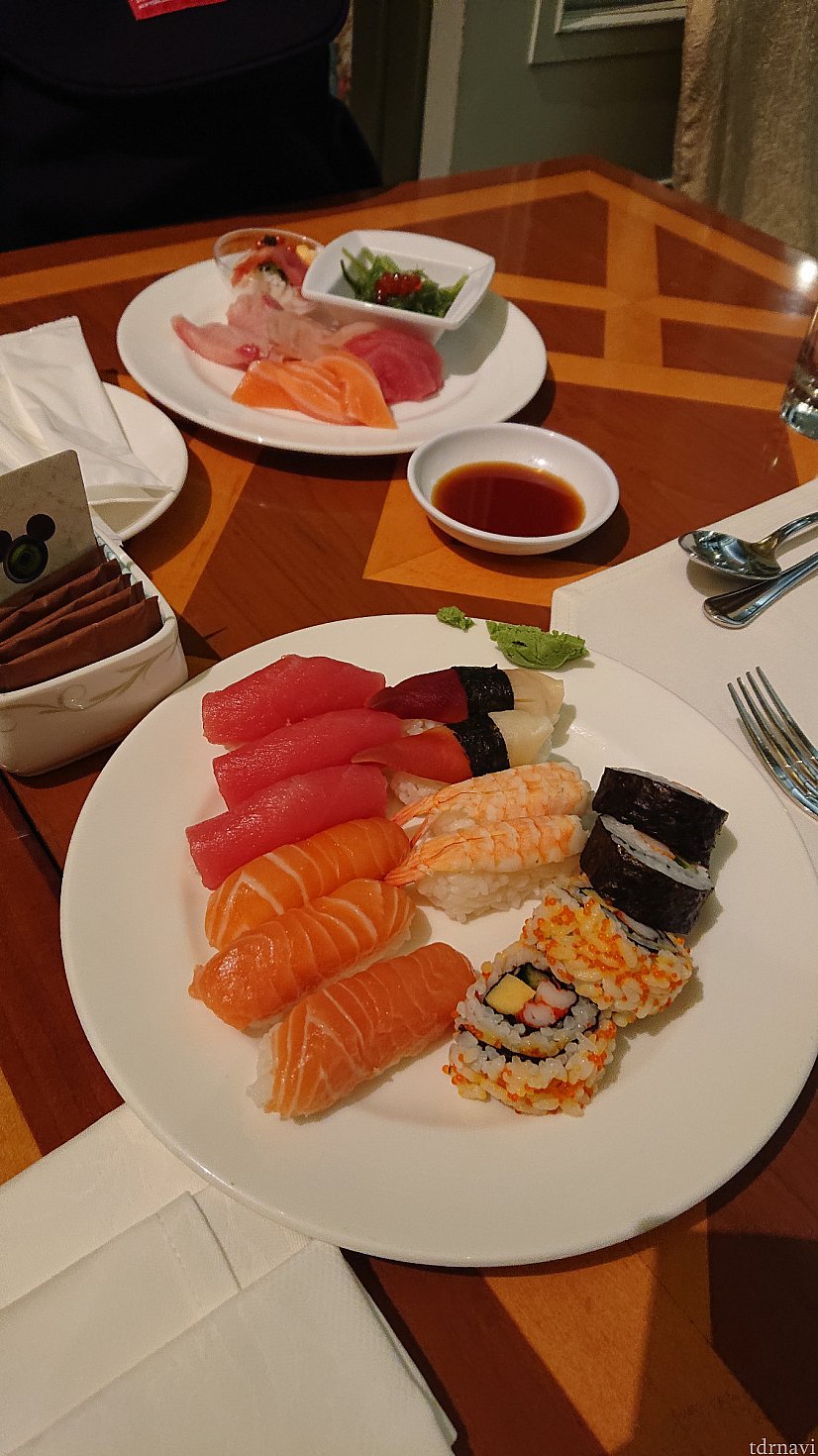 基本的に魚介類を食べてました。