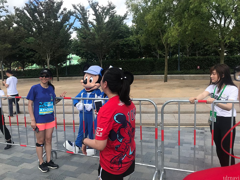 ゴールにもミッキー!