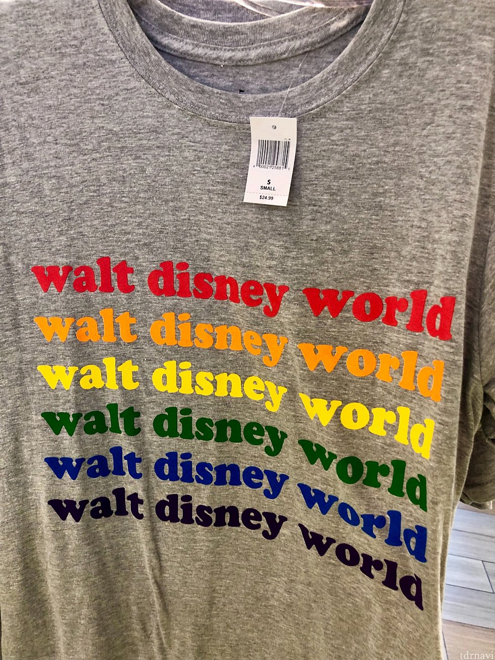 こちらのTシャツは$24.99