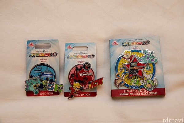 左がモンスターズ・ユニバーシティ5Kの限定品です。
右がマジックアクセス限定品です。