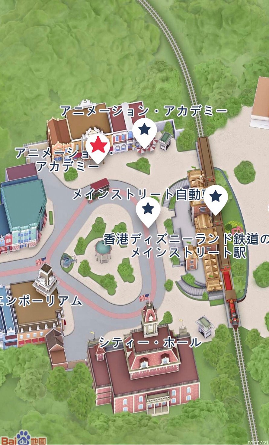 場所はシティホールの反対側にある「アニメーションアカデミー」内です!