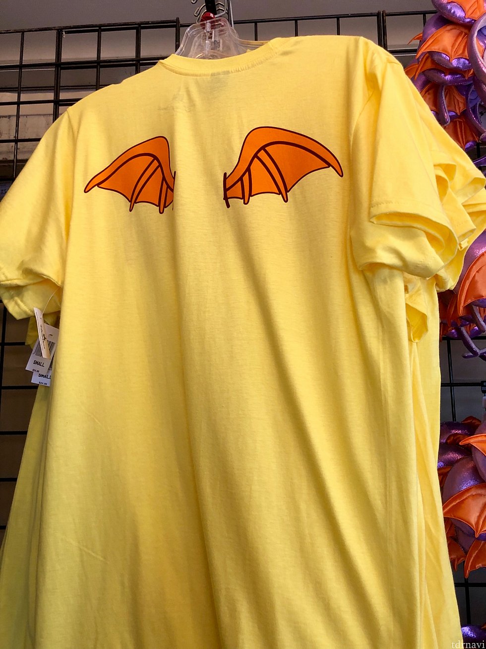 フィグメントのTシャツは、彼の羽が後ろに。$24.95