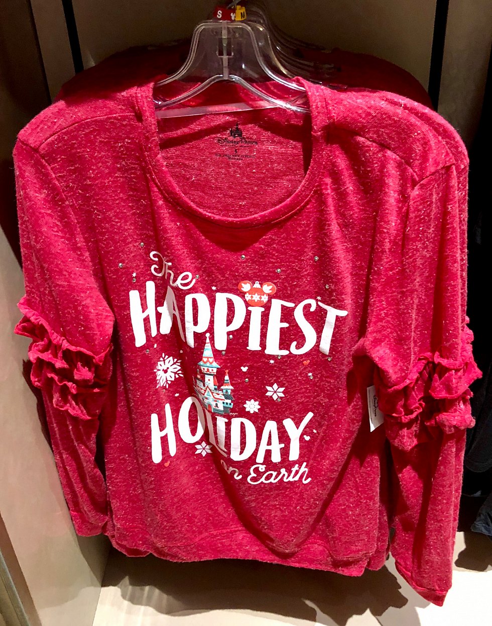 女性用の長袖Tシャツ。