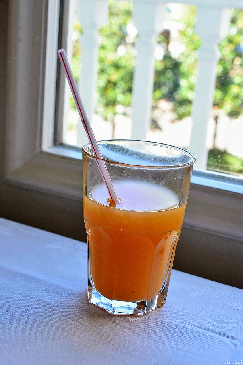最初にもらえる食事代に含まれているジュース
お酒が飲めない人はこちらを