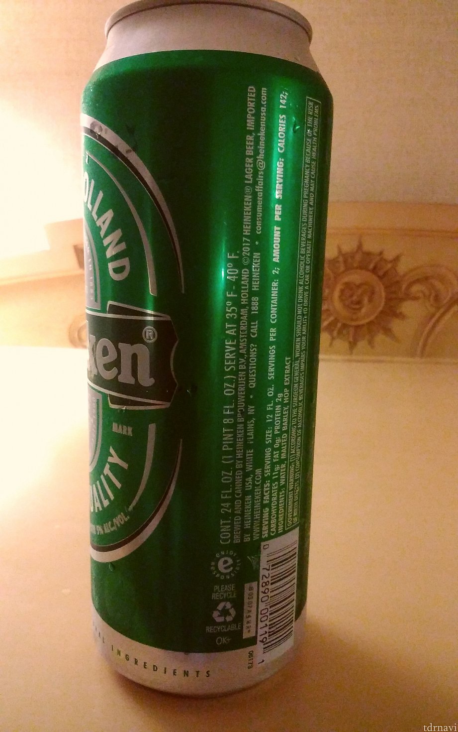ハイネケンは24oz1本$3.99