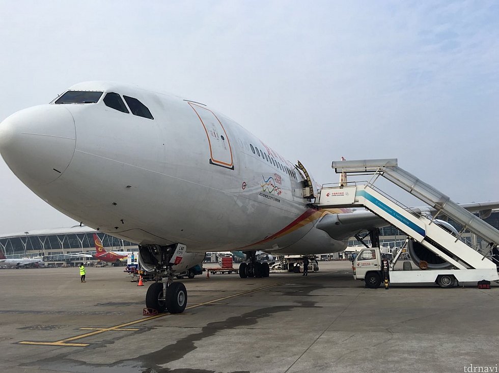 飛行機って間近で見ると大きくてちょっと怖い感じがします✈️😅
