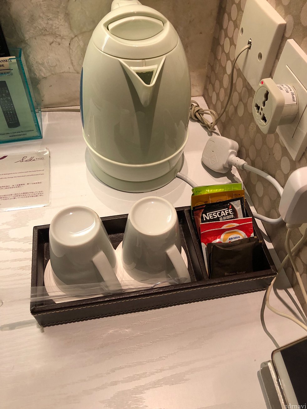 コーヒー、お茶セットもあります。