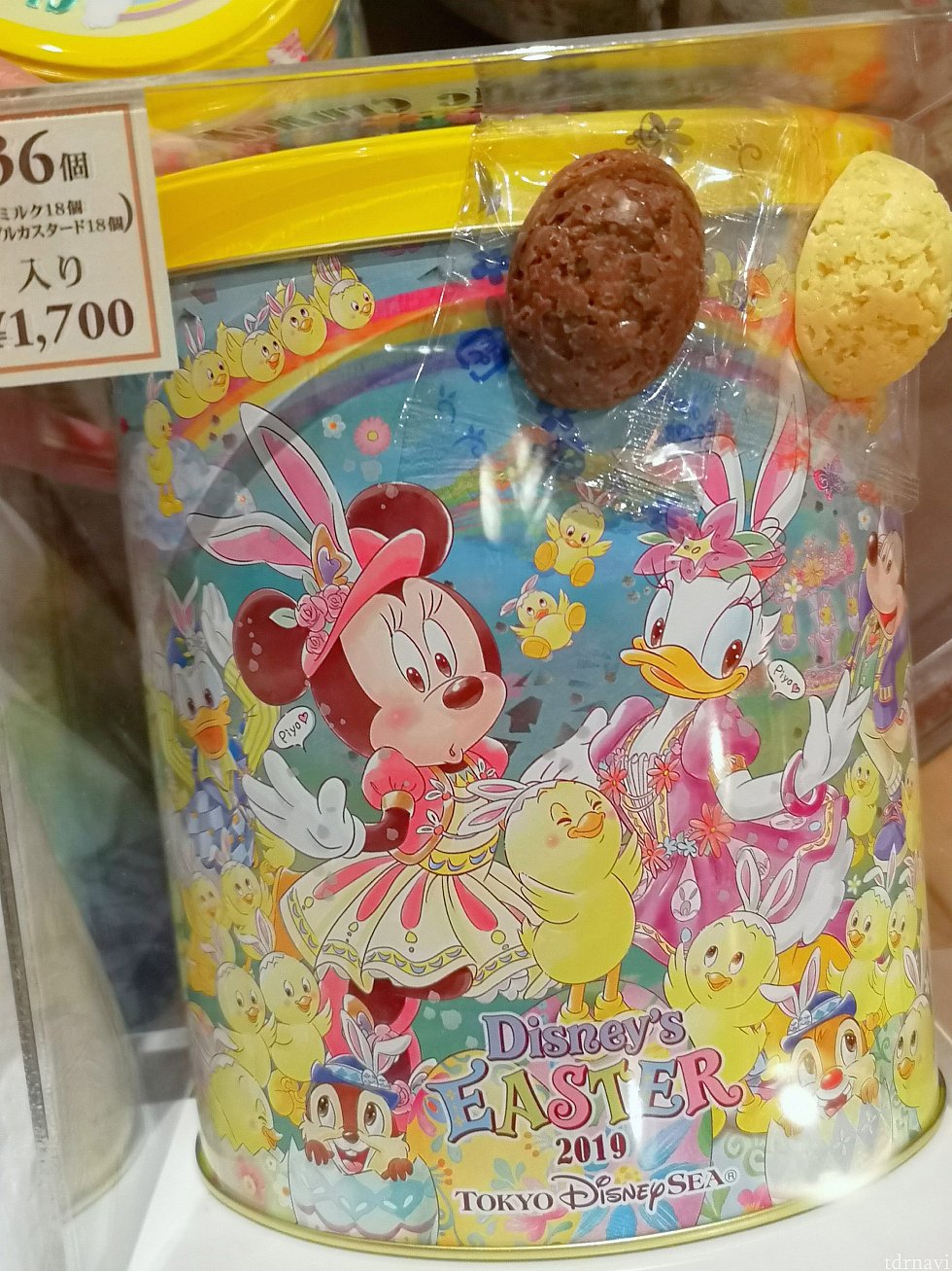 チョコレートクランチ、1,700円。ミルクチョコとメープルカスタードの2種類の味が入ってます♪こちらもおみやげの定番ですね!