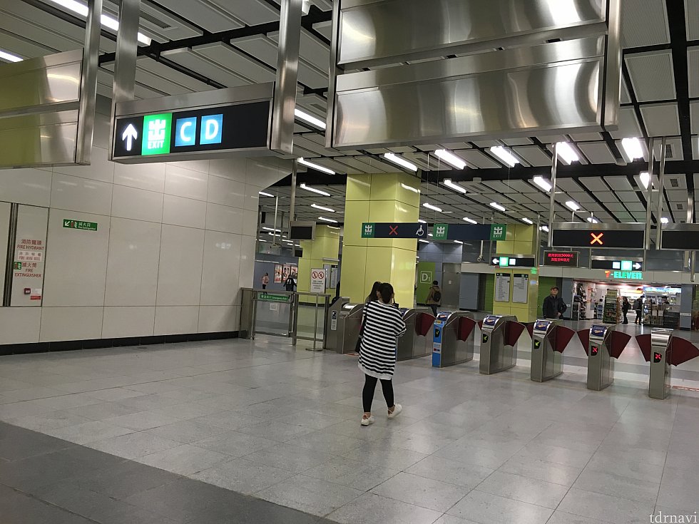ナンチョン駅からはD出口を出ます