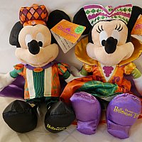 ハロウィン限定☆有料のルームオプションはミッキーミニーぬいぐるみ