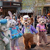 ステラルー　香港ディズニー　イースター 香港ディズニー イースター ステラルー ぬいぐるみ SSサイズ
