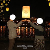 ラプンツェルランタン撮影