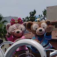 初お披露目！七夕コスチュームのダッフィー＆シェリーメイ