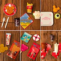 ディズニー パークフード ミニチュア ストラップ ピンバッジ 希少 629b4b606fed5c98636e58815b13cf