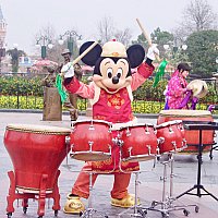 ミキミニが太鼓を演奏♪Chinese New Year Morning Drum Ceremony
