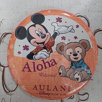 アウラニでもらえる缶バッジ