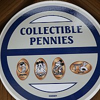 ペニー　コイン　ディズニー　ワールド　フロリダ　アーケード　スーベニアメダル お財布に優しいWDWのスーベニアコイン。大人買い出来ちゃうかも？