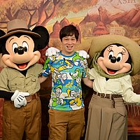 WDW】サファリ衣装のミッキー＆ミニーとグリーティング
