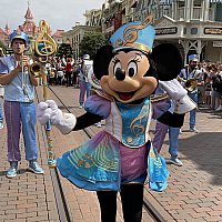 5分前でも良いところで見れる！ミニーちゃんのマーチングバンド