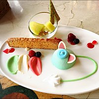 デザートプレートシンデレラB お茶だけでもいい感じ！ジェラトーニのデザートプレート