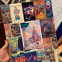 【お得なセット】ディズニー　ポスター2枚セット アトラクションアートのポスターセット！ グッズ・お土産（パリ）