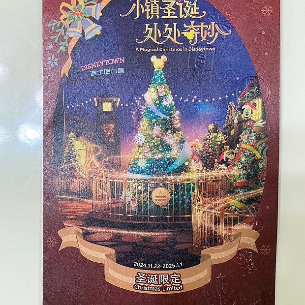 ディズニータウンのクリスマス