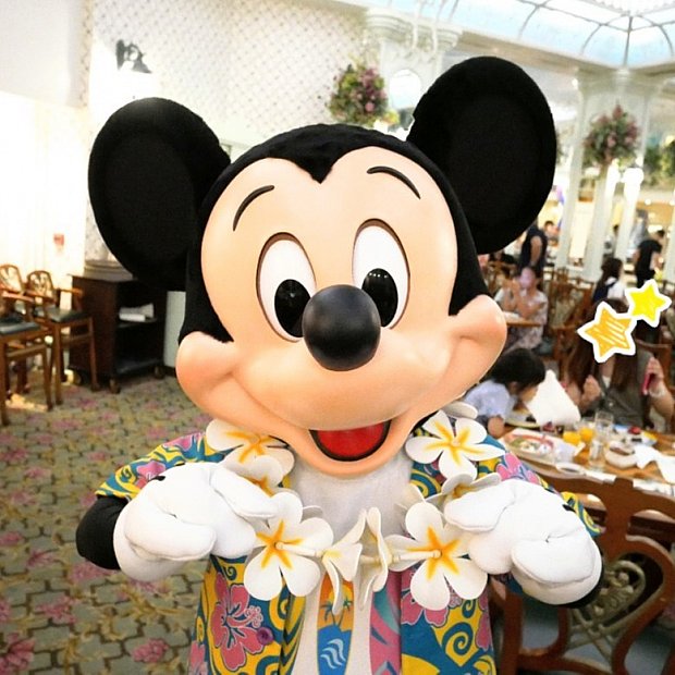 夏らしいアロハ姿のミッキー&ミニーに会えました！ エンチャンテッド