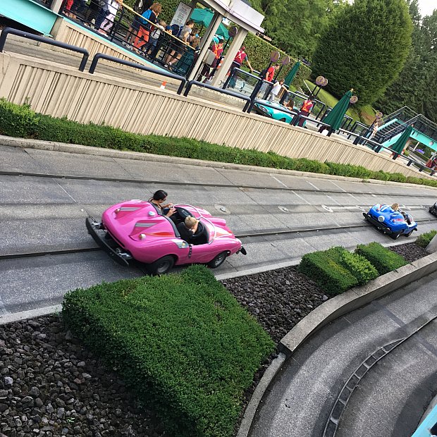 ディズニーランド　ブリキ　グランドサーキット　プルバックカー　7台 ディズニーリゾート限定 グランドサーキットレースウェイ ブリキ製