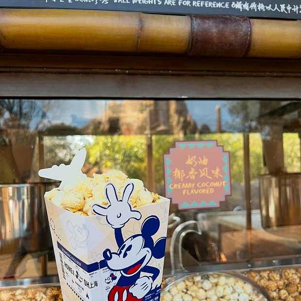 上海ディズニーランドで買えるポップコーン事情(2025年2月時点)