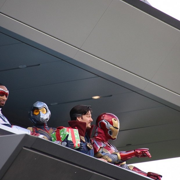 アベンジャーズとのグリーティング（カリフォルニア）