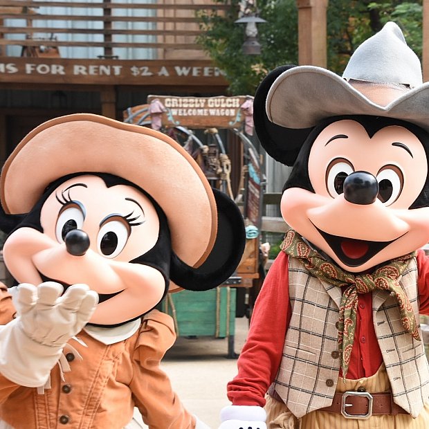 ガイザー・ガルチのミッキー&ミニー、チップ&デール グリーティング