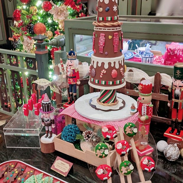 特別鑑賞エリア入場付】クリスマスディナービュッフェを楽しみました