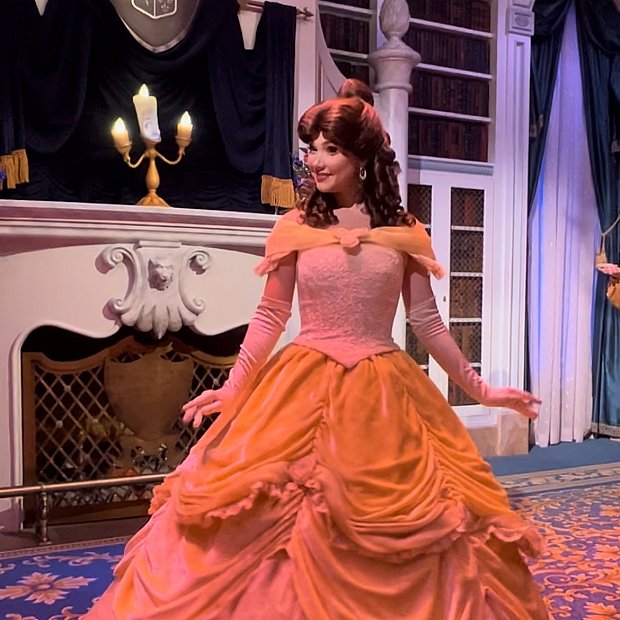 ベルのお家と野獣のお城に入れる！ベルと子供ゲストの寸劇なので、一回