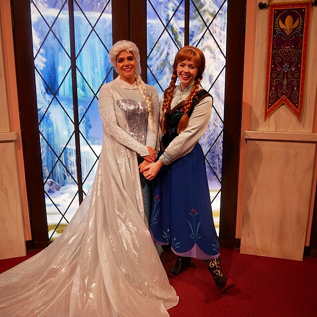 アナとエルサの神対応に感激✨（カリフォルニア）