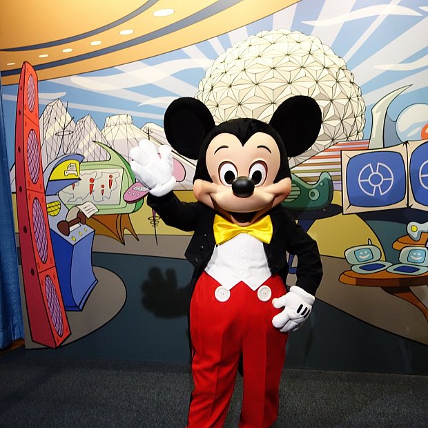 Walt Disney World 2000 ミッキー ミニー フロリダ ミッキー、ミニーが小さすぎてがっかり | エプコット・キャラクター